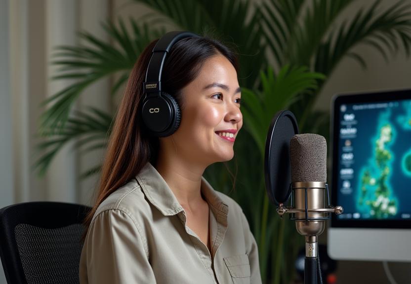 Environmental journalism podcast production